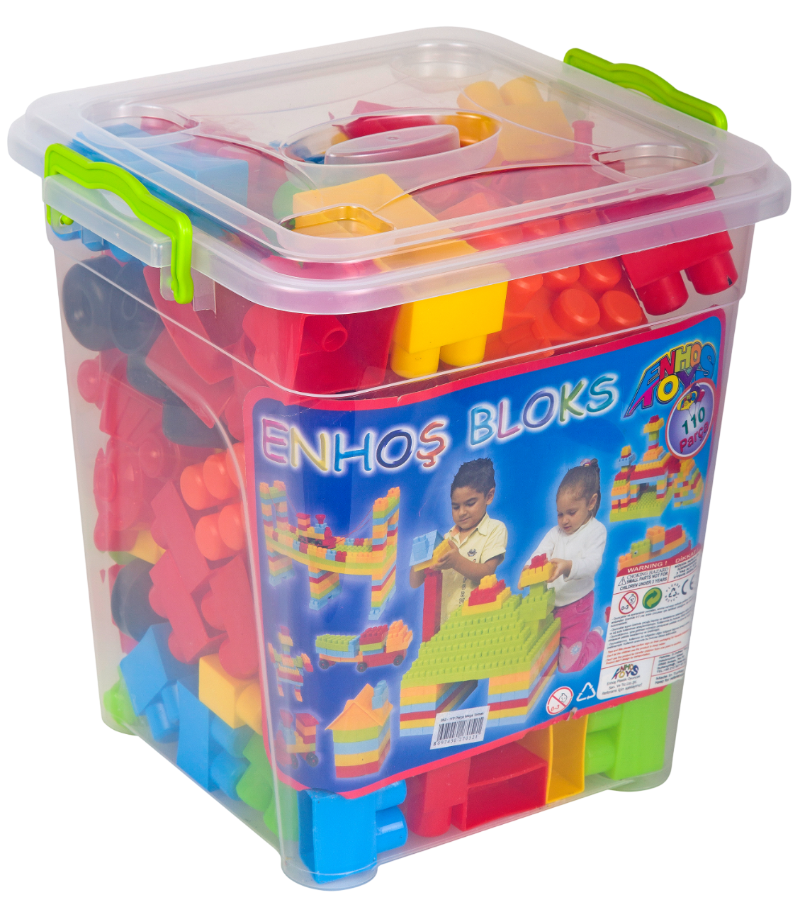 110 PARÇA MEGA BLOKS KUTU