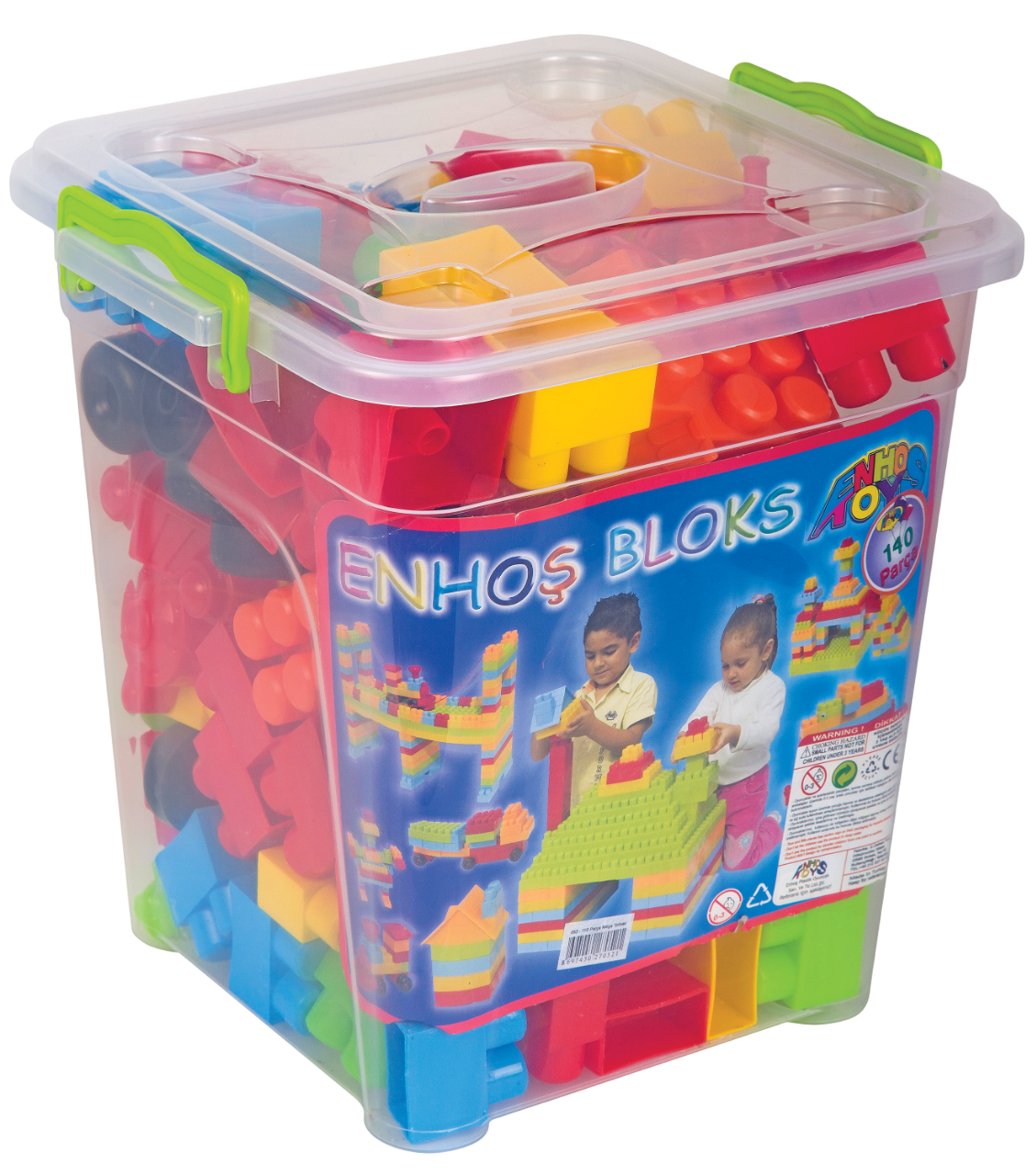 140 PARÇA MEGA BLOKS KUTU